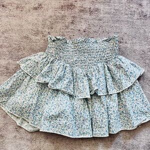 KatieJ NYC Floral Tiered Skirt Tween M (size 10)